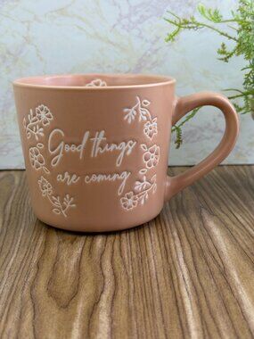 Global Design Connections "Good Things Are Coming" 16oz Ceramic Coffee Mug